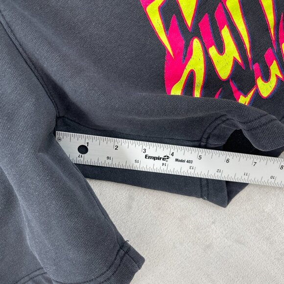 Playboy Pacsun PB Surf Club Sweat Shorts Black Pink Yellow Logo - Picture 12 of 12